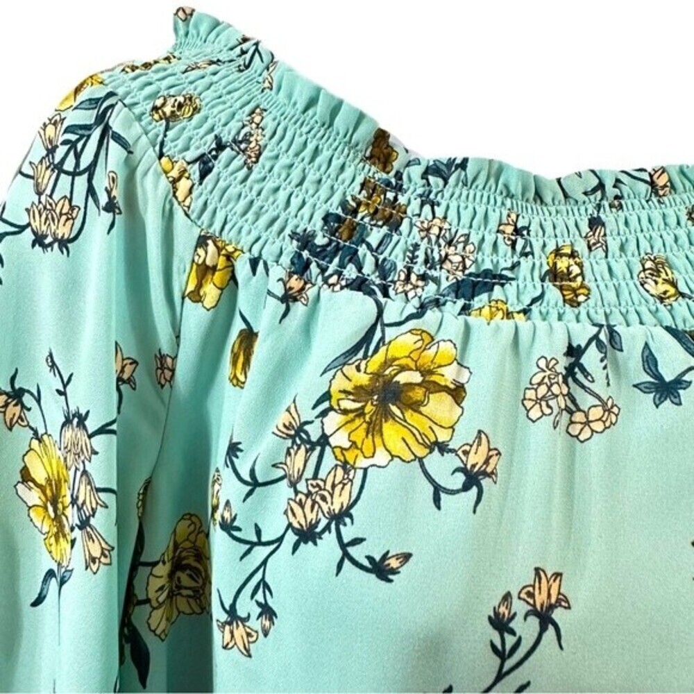 AUW As U Wish Floral Print Size L Multicolored Dress - Picture 13 of 16